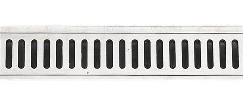 Unidrain Column rist - 800mm, 51mm, Børstet stål, Linjeafløb, 3mm ...