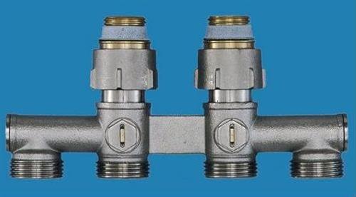 Purmo fordelingsblok 2 rørs