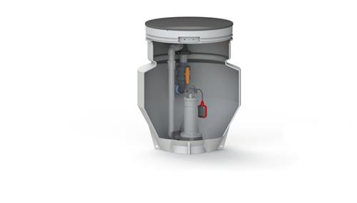Grundfos skurvognsbrønd APG.40.10.A1