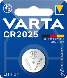 Varta CR2025 knapcellebatteri lithium