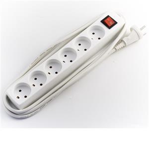 Stikdåse med afbryder Hvid