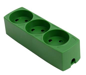 Stikdåse ekstra forstærket Grøn