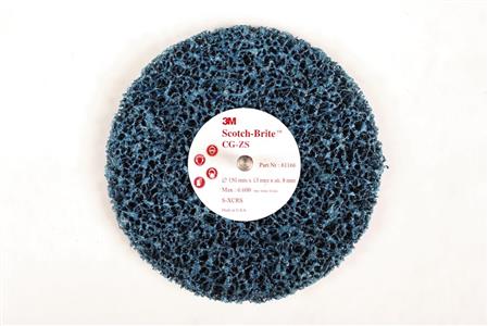 3M Scotch-Brite Coarse Cleaning Disc with shaft