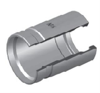 Pressekappe syrefast Korrugerede PTFE slanger