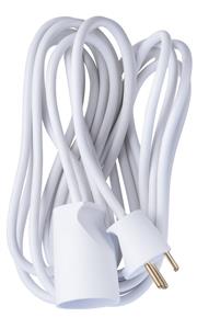 Forlængerledning Hvid
