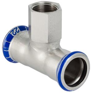 Geberit Mapress T-stykke med indvendigt gevind