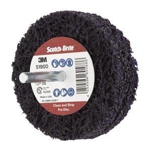 3M Scotch-Brite Clean & Strip XT Pro Cleaning Disc with shaft