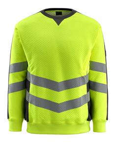 Mascot Wigton 50126-932 sweatshirt gul/sort gul/sort hi-vis