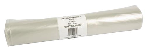 Affaldssæk transparent