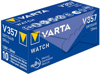 Varta V357 knapcellebatteri sølvdioxid