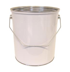 Blikspand uden låg UN godkendt hvid