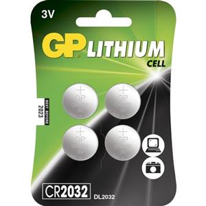 GP CR2032 knapcellebatteri lithium