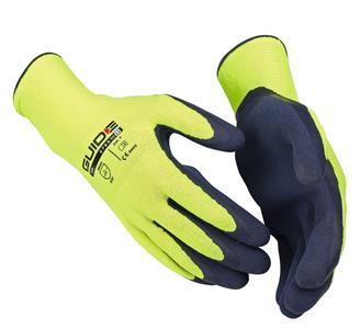 Guide 159 arbejdshandske sort/gul