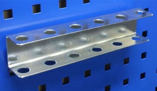 Blika skruetrækkerholder for 6 skruetrækkere til værktøjstavler