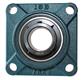 ISB UCF 207 Flange Bearing Unit Complete støbejern firkant med pinolskrue