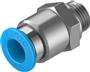 Festo QS Straight fitting push-in forniklet messing BSPP nippel
