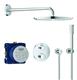 Grohe Grohtherm Built-in shower system round