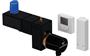 Uponor Fluvia T Push 12 WL-G pumpeshunt med trådløs digital termostat