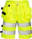 Fristads 100977 shorts gul Hi-vis