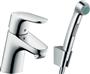 hansgrohe Focus bidétarmatur med håndbruser