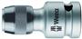 Wera 784B bitsadapter med hurtigskift Indv. 3/8" 4kt. til indv. 1/4" 6kt.